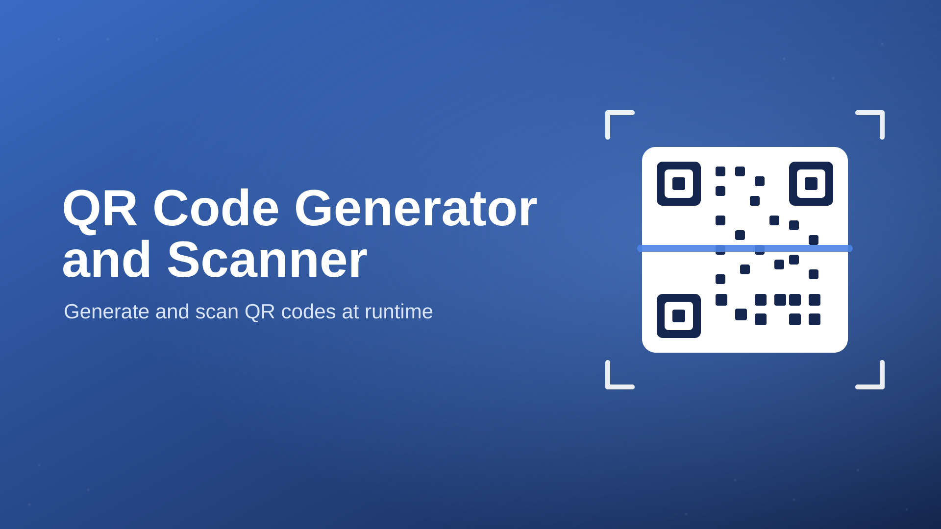 QR Code Generator and Scanner
