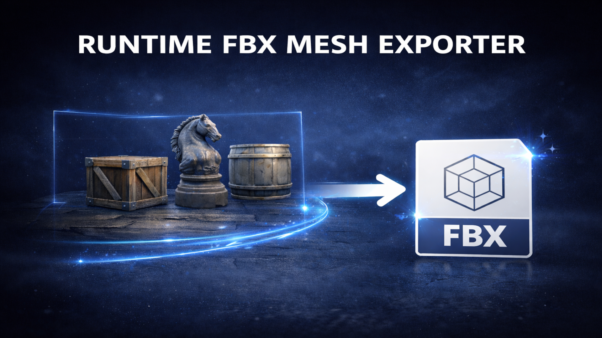 Runtime FBX Mesh Exporter Pro