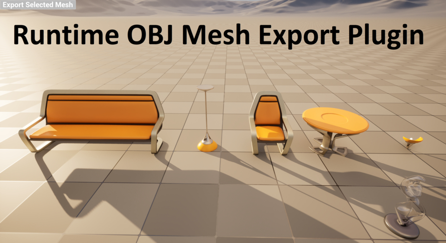 Runtime OBJ Mesh Exporter